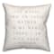 Where Two Or Three Gather 18" x 18" Throw Pillow